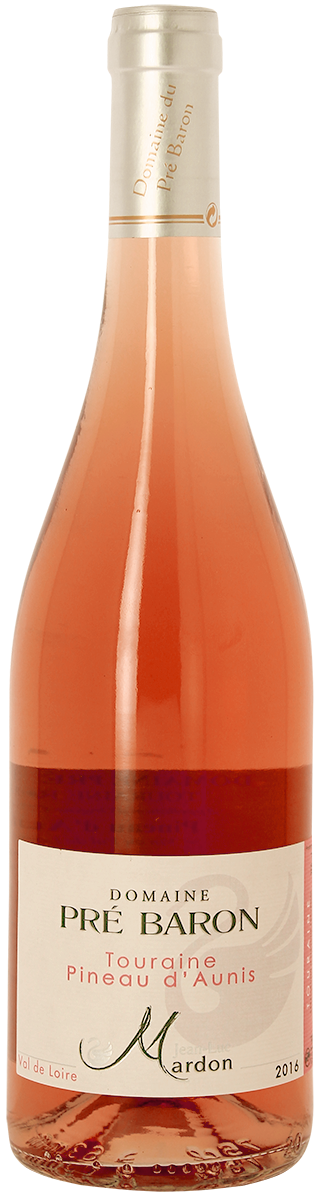 Rosé 2016 Touraine AOP Pineau d'Aunis Domaine Pré Baron EARL
